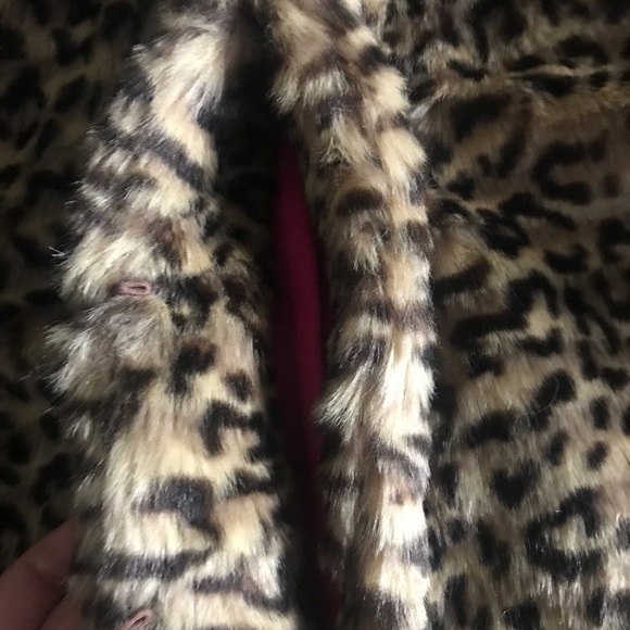 Leopard ๐ print Fur Coat by Forever 21 M/M - Picture 2 of 6